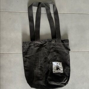 Black Tote Bag for Men